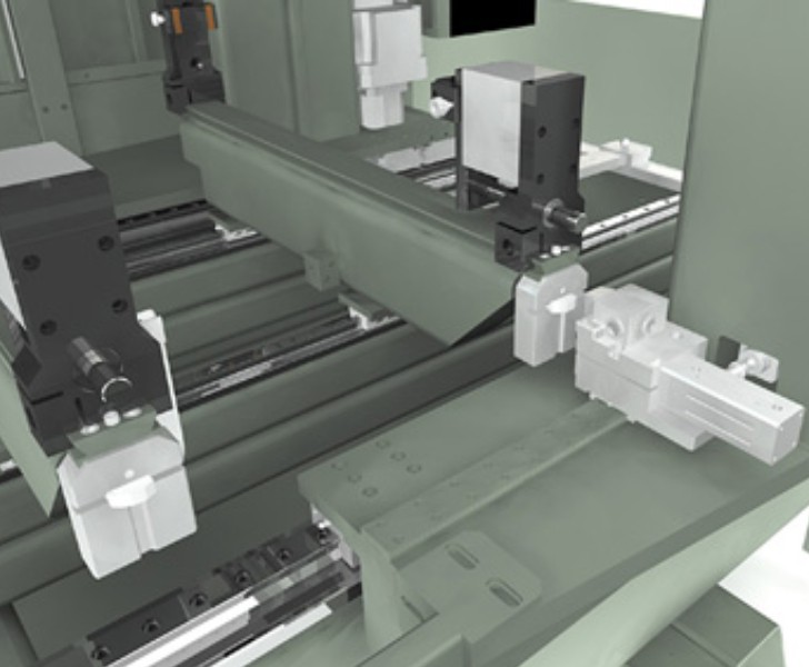 Centros de mecanizado CNC Diamant Posicionamiento automático de las mordazas Emmegi